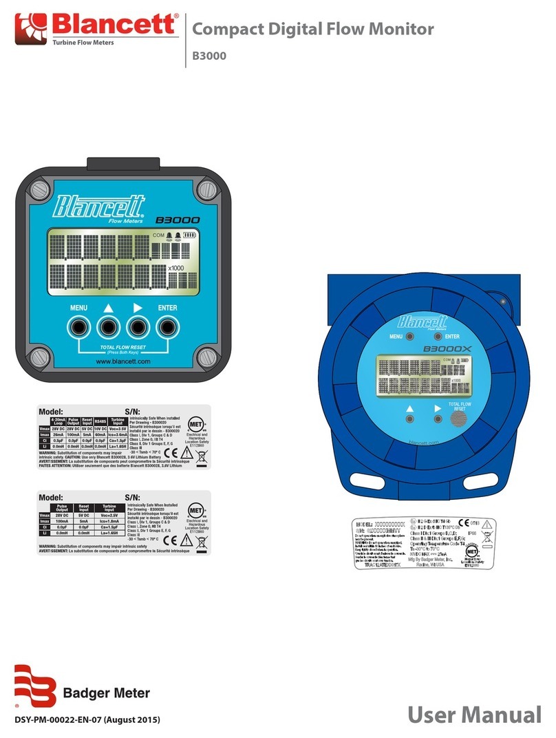 Blancett B3000 User manual