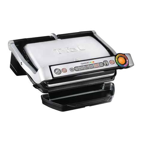 T-Fal OptiGrill Plus User manual