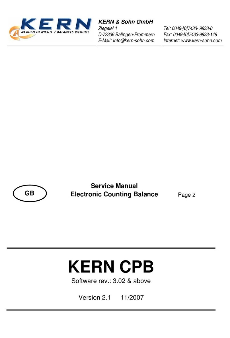 KERN CPB 3K1M User manual