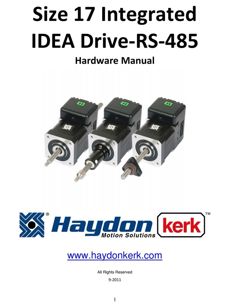 Haydon IDEA Drive RS485 manual