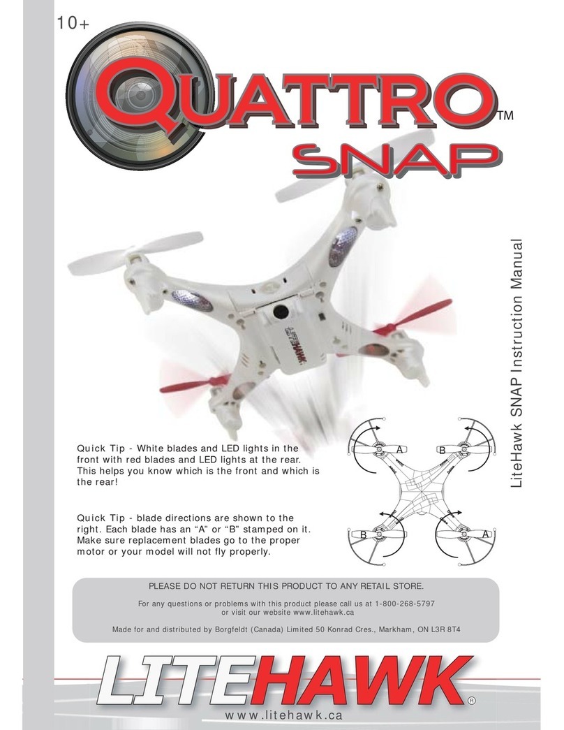 LiteHawk QUATTRO SNAP instruction manual