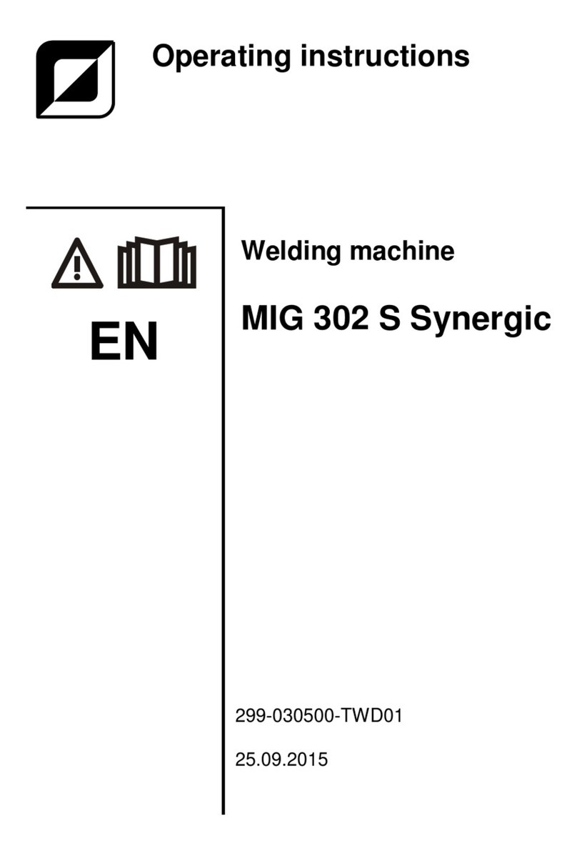 TEAM WELDER MIG 302 S SYNERGIC operating instructions