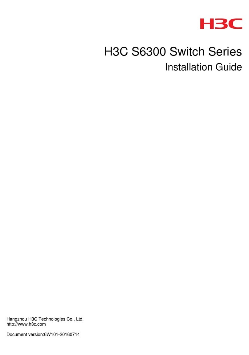 H3C S6300 Series User manual H3C S6300 Series User manual