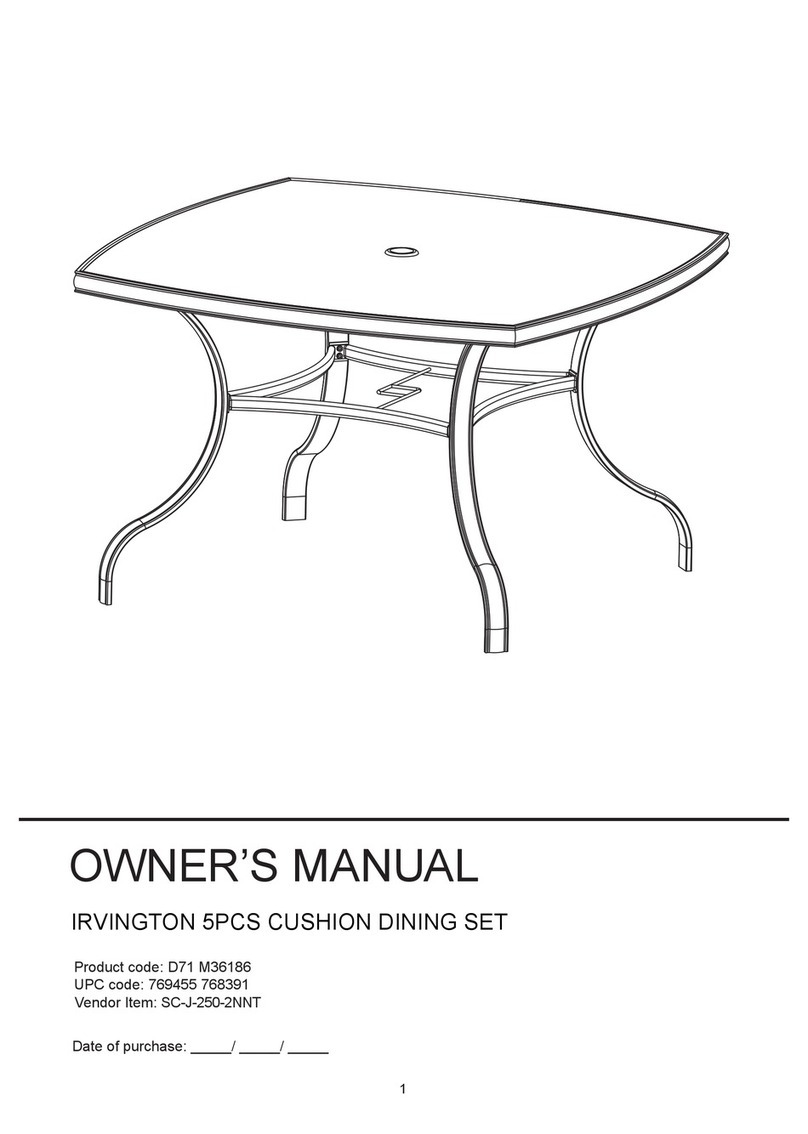 Numark IRVINGTON 5PCS User manual