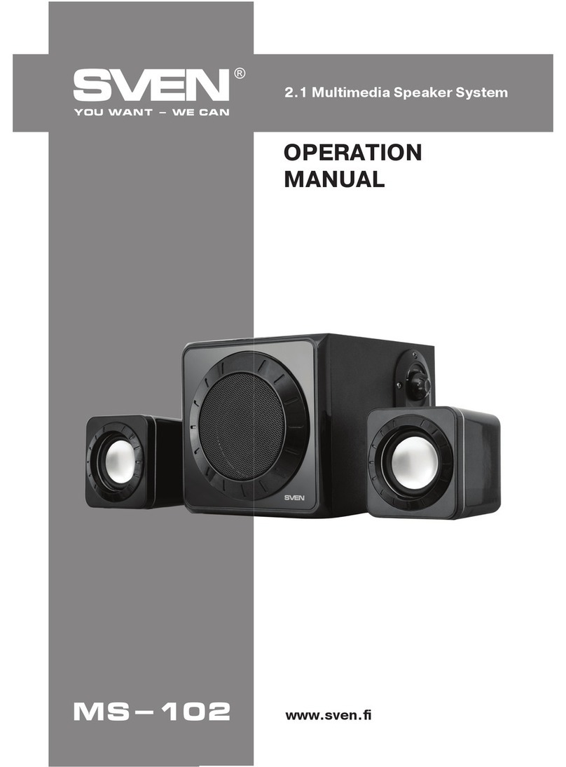 Sven MS-102 User manual