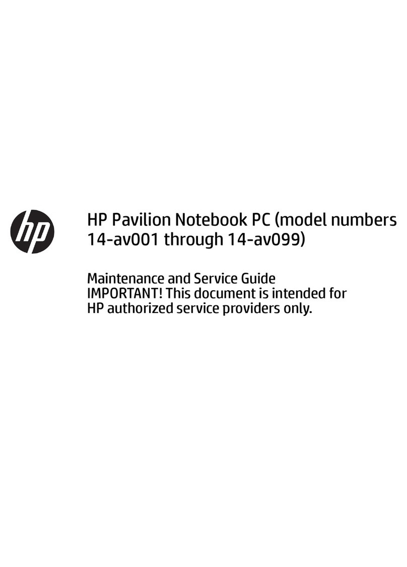 HP pavilion Series Manual