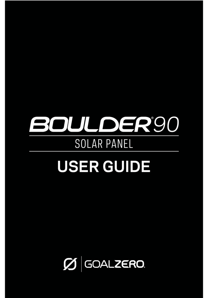 GOAL ZERO Boulder90 User manual GOAL ZERO Boulder90 User manual