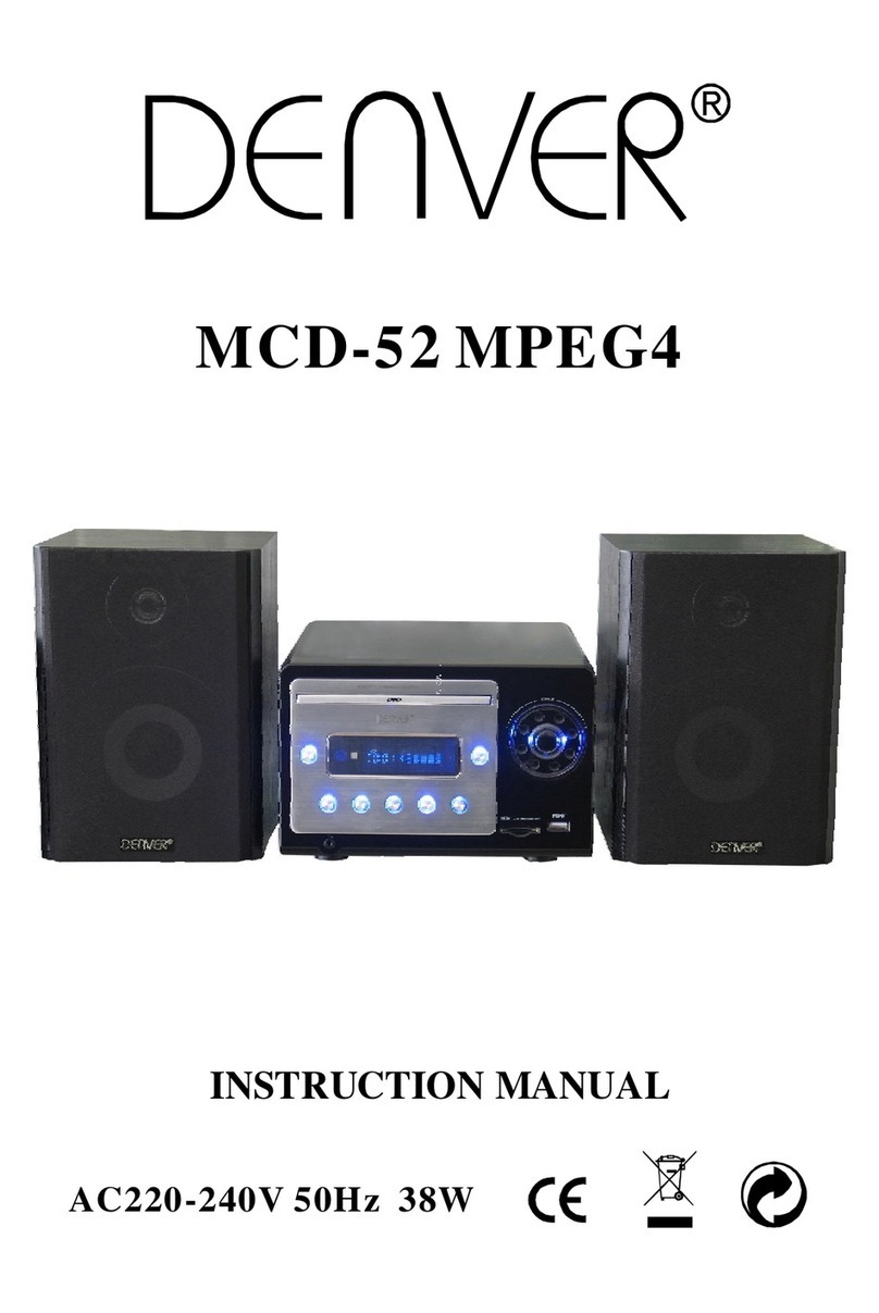Denver MCD-52 instruction manual