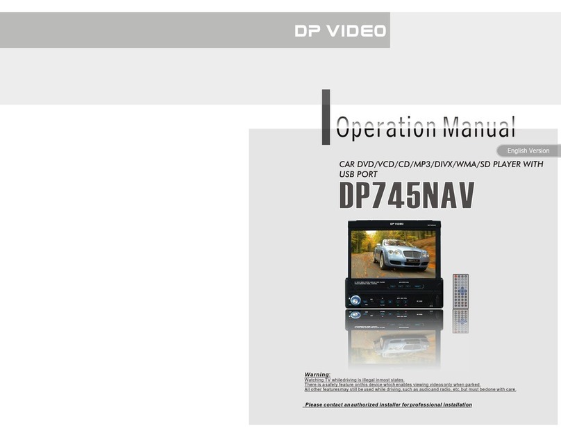 DPVIDEO dp745nav Operation manual