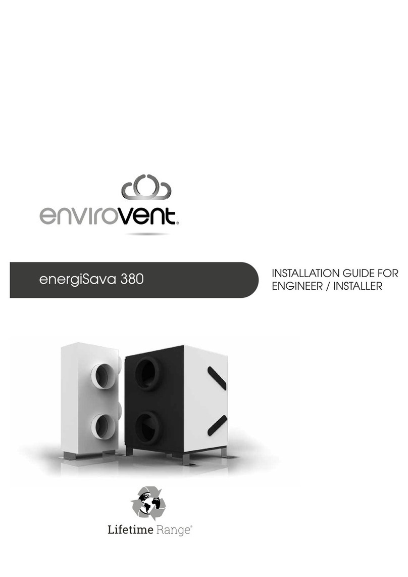 Envirovent energisava 380 installation guide