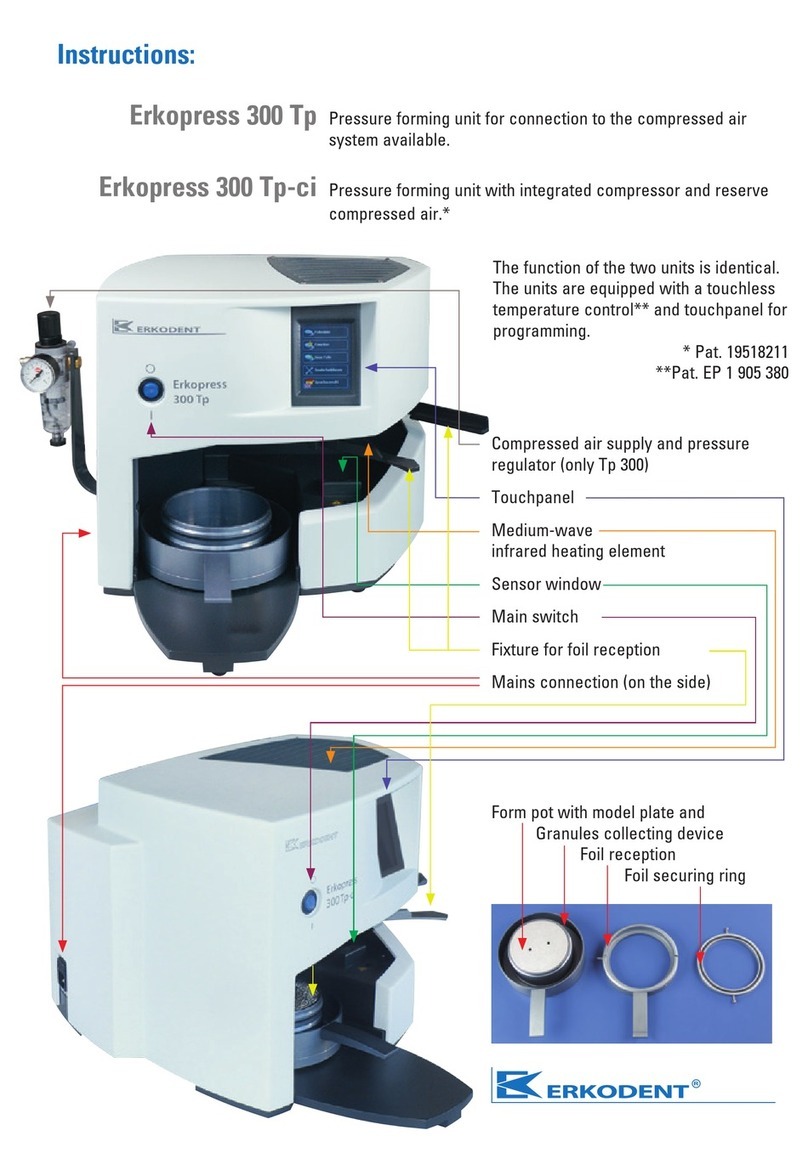erkodent Erkopress 300 Tp instructions
