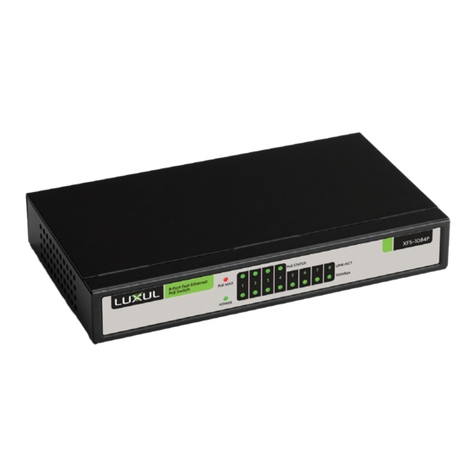 Luxul XFS-1084P Quick install guide