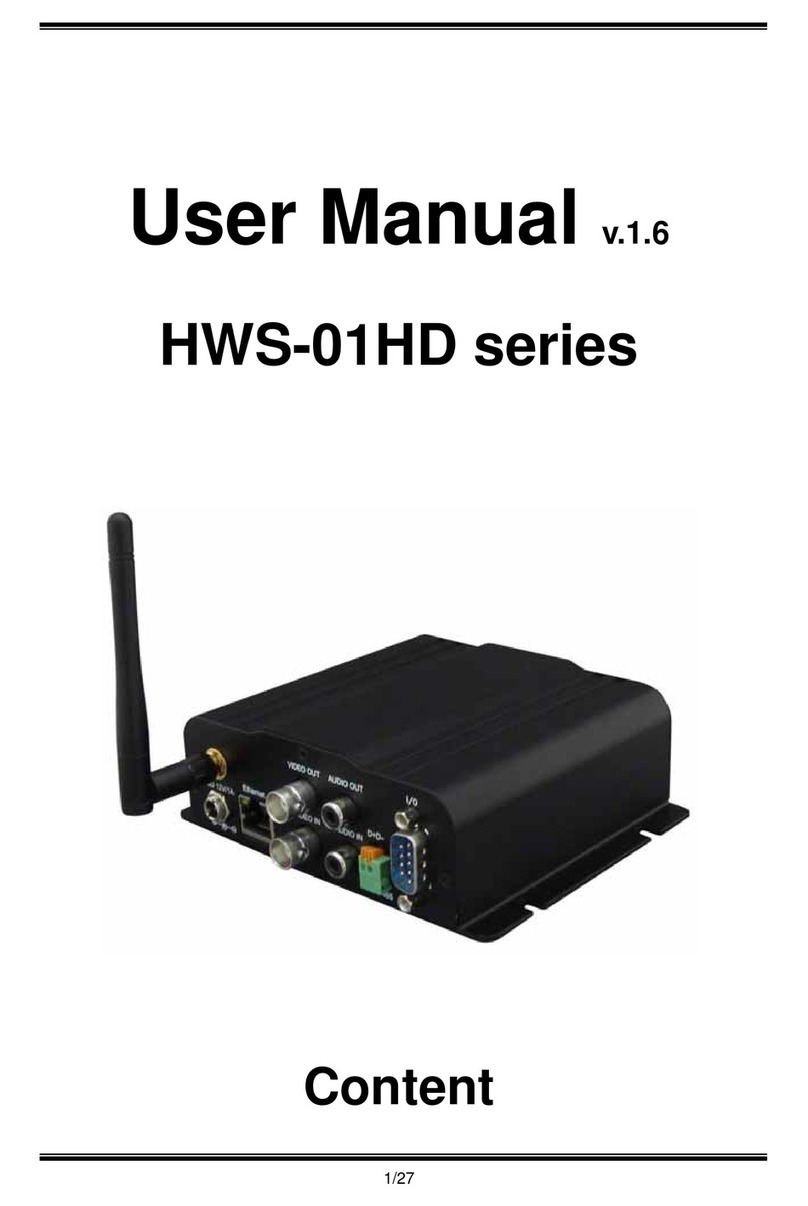 Hunt HWS-01HD SERIES user manual