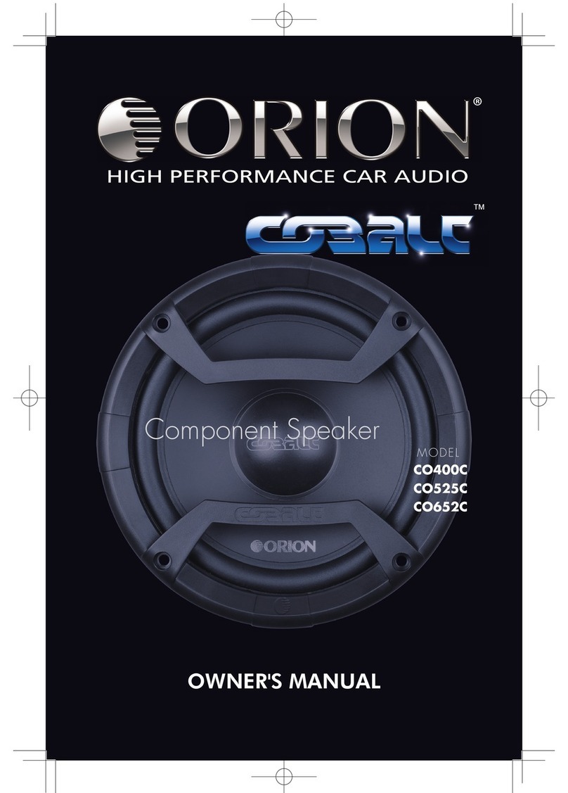 Orion CO400C owner's manual