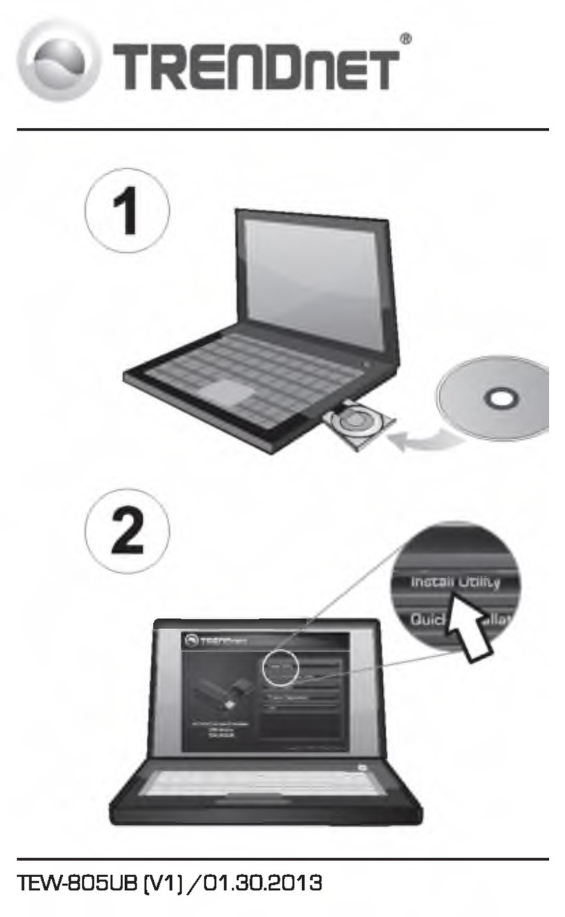 TRENDnet TEW-805UB User manual