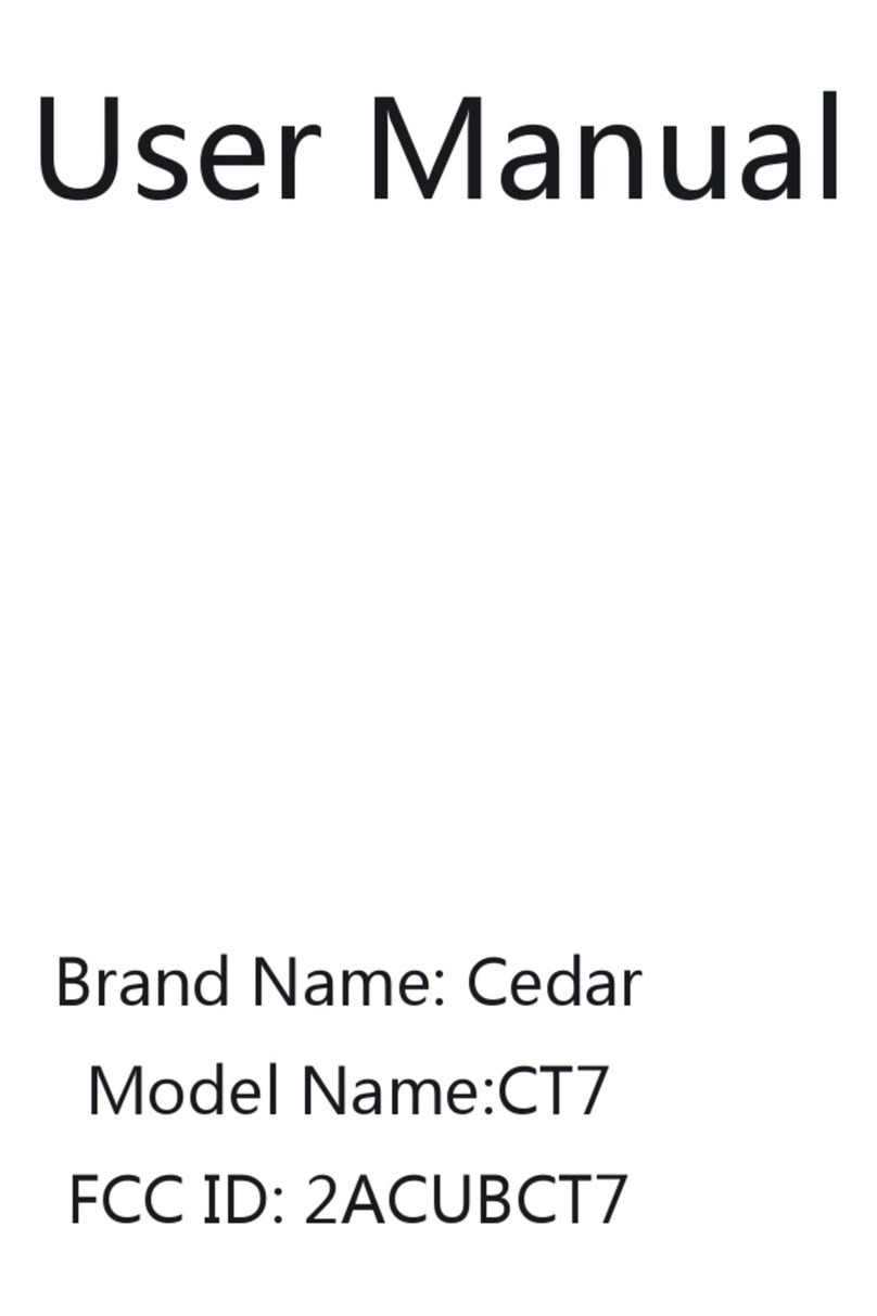 Cedar CT7 user manual