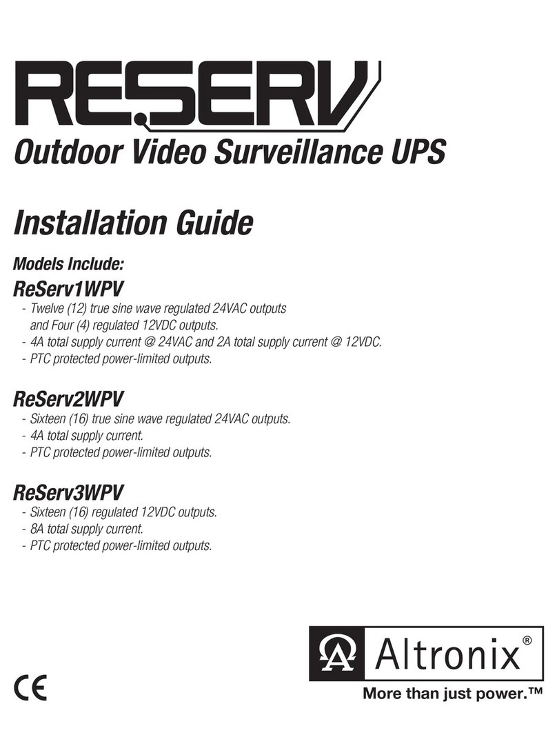 Altronix ReServ1WPV installation guide