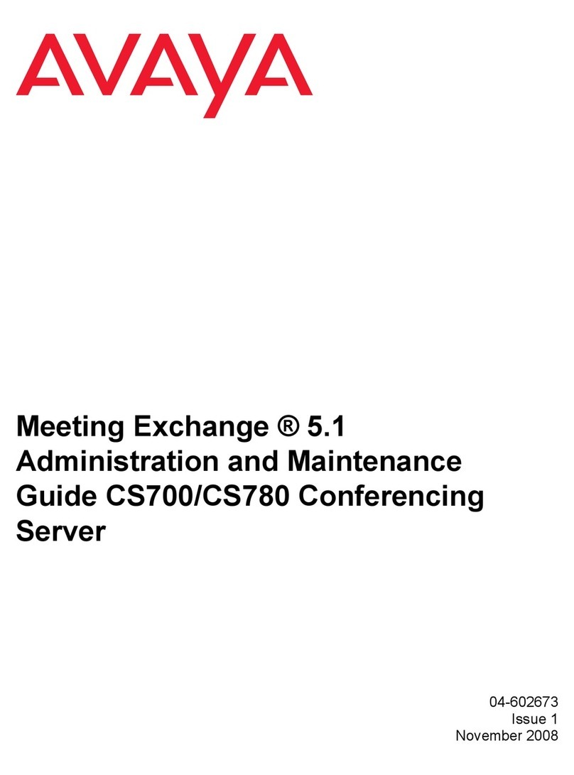 Avaya CS700 Administration and maintenance
