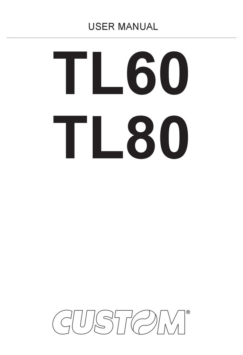 Custom Audio Electronics TL60 User manual