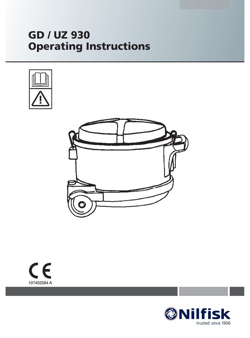 Nilfisk-Advance GD 930 User manual