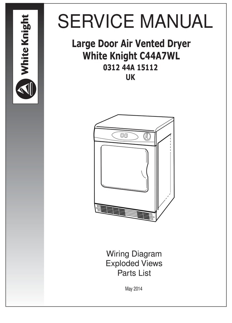 White Knight C44A7WL User manual