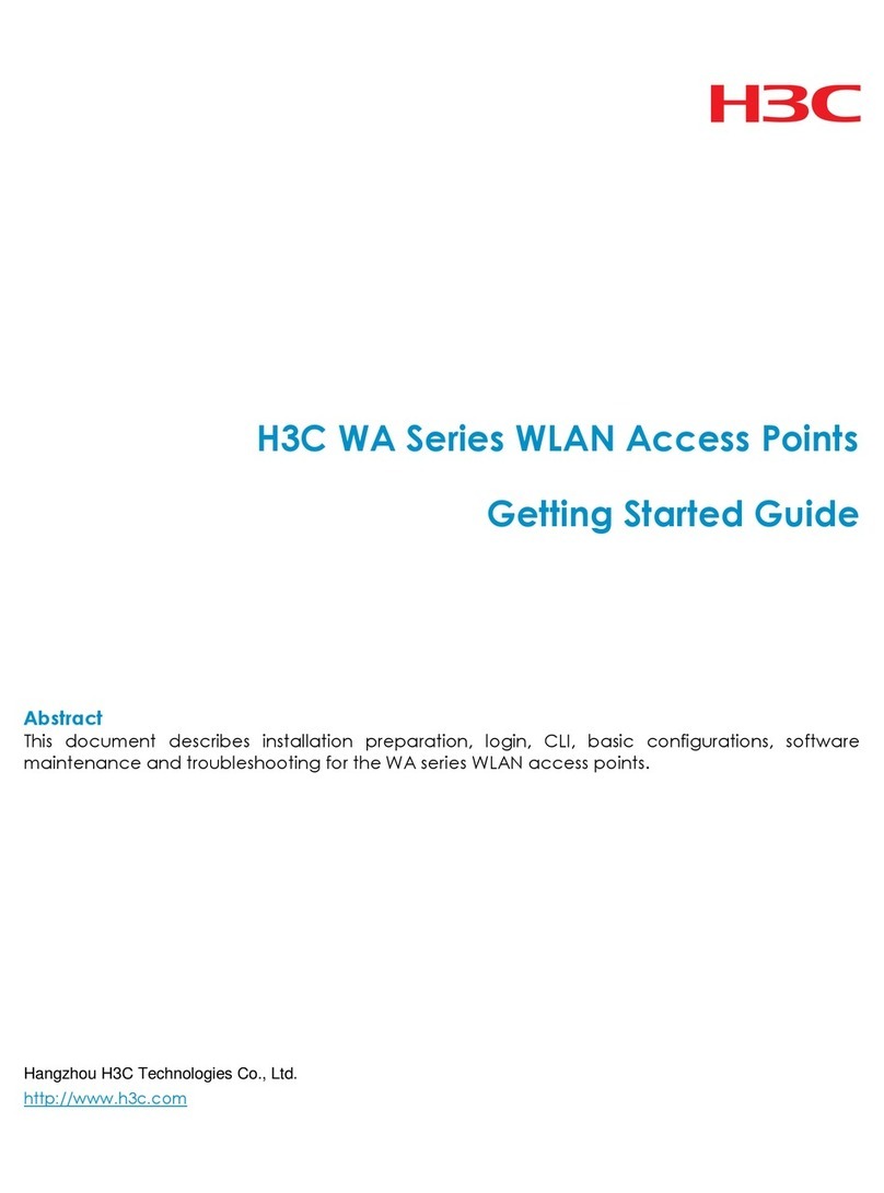 H3C WA Series Getting started guide H3C WA Series Getting started guide