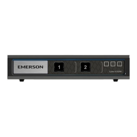 Emerson SC 820 user manual