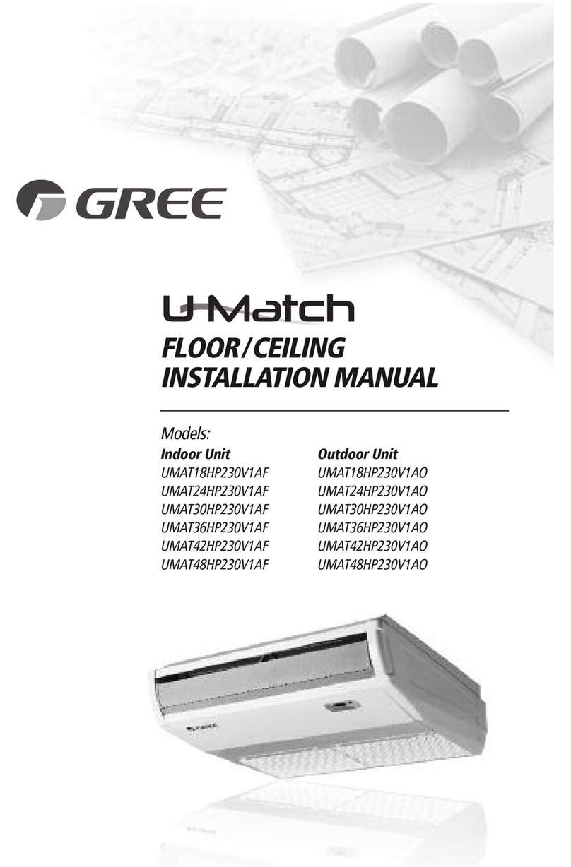 Gree U-Match UMAT18HP230V1AF User manual