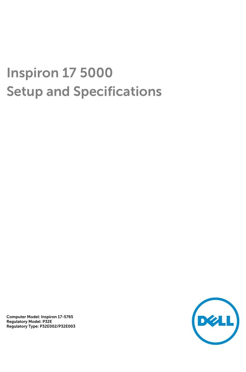 Dell Inspiron 17 5000 Series Setup and specifications