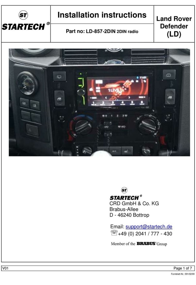 StarTech.com LD-857-2DIN installation instructions StarTech.com LD-857-2DIN installation instructions