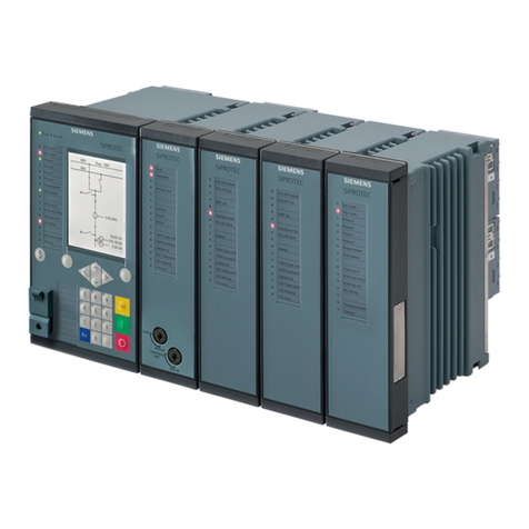 Siemens Siprotec 5 7SS85 Installation and user guide