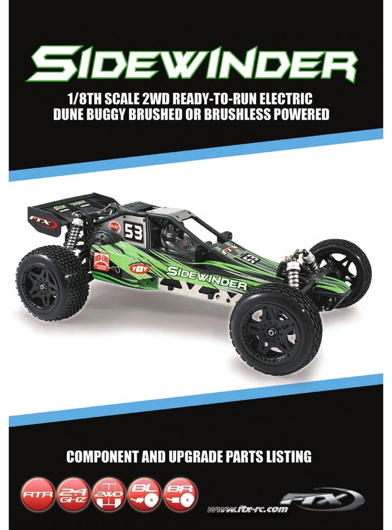 RTX SideWinder RTR Electric Dune Buggy Troubleshooting guide