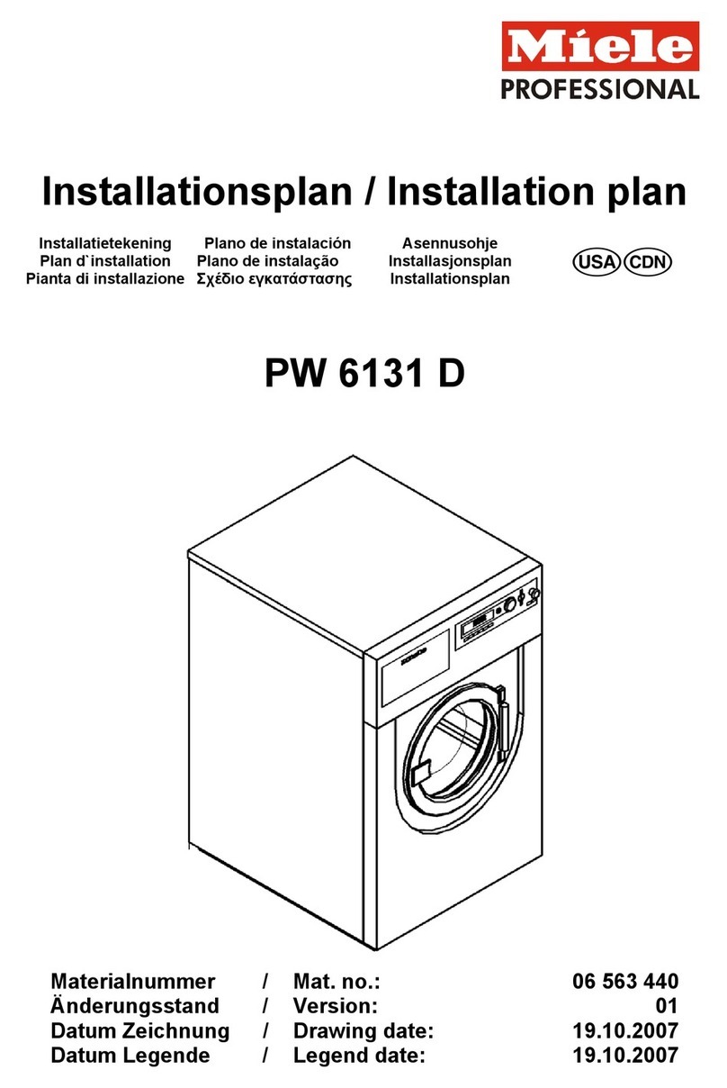 Miele PW 6131 D User manual Miele PW 6131 D User manual