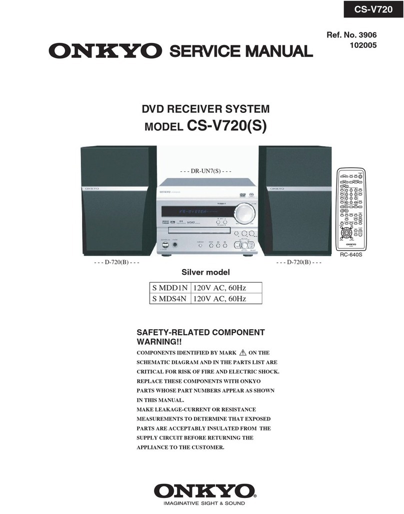 Onkyo CS-V720S - Micro System User manual