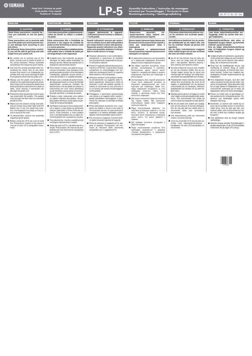 Yamaha LP-5 User manual
