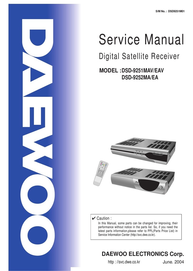 Daewoo DSD-9251MAV User manual
