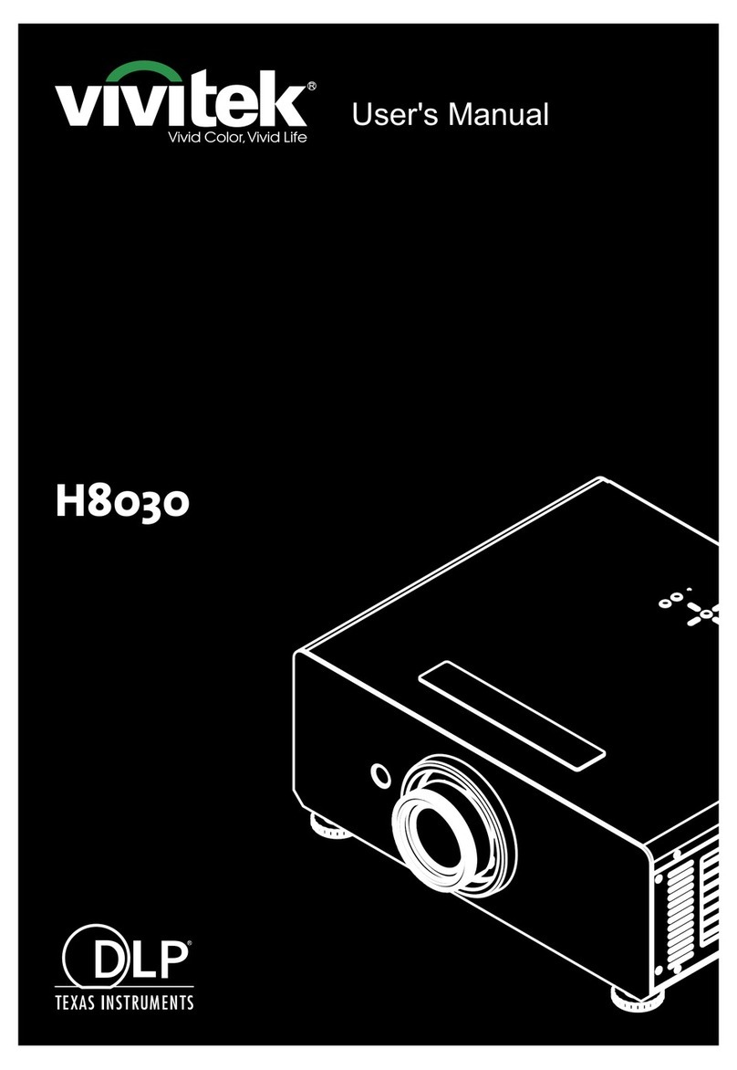 Vivitek H8030 User manual
