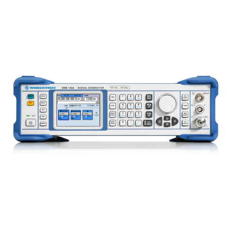 R&S SMB100A operating manual
