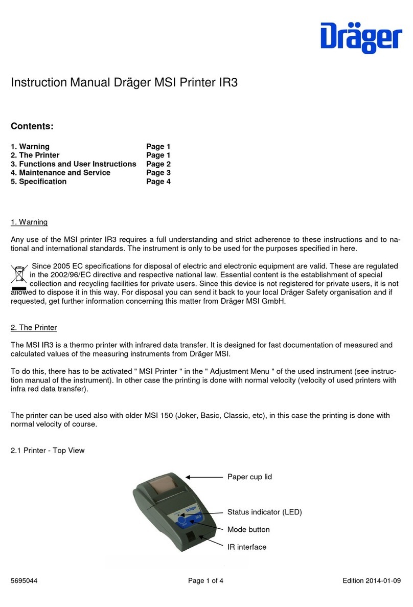 Dräger IR3 instruction manual