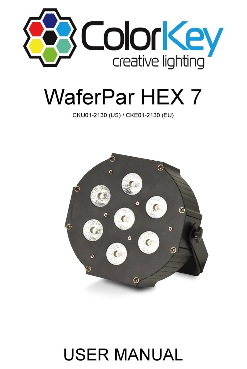 ColorKey waferpar hex 7 user manual