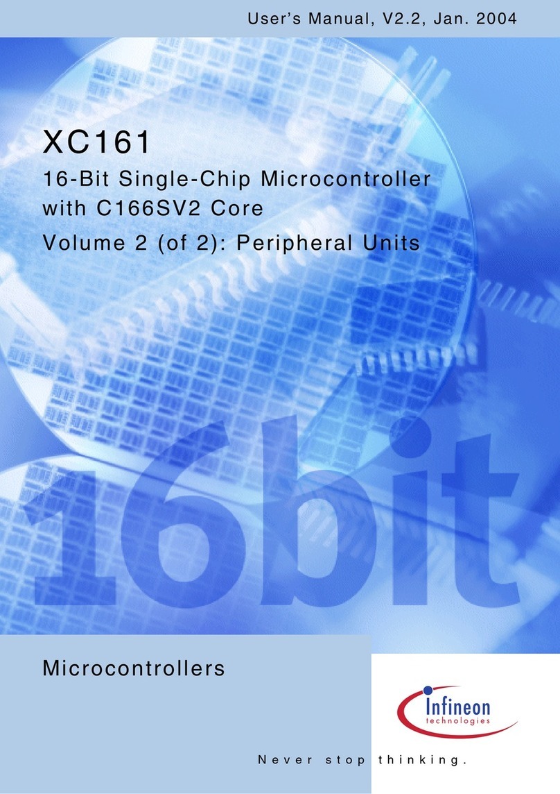 Infineon Technologies XC161 user manual Infineon Technologies XC161 user manual