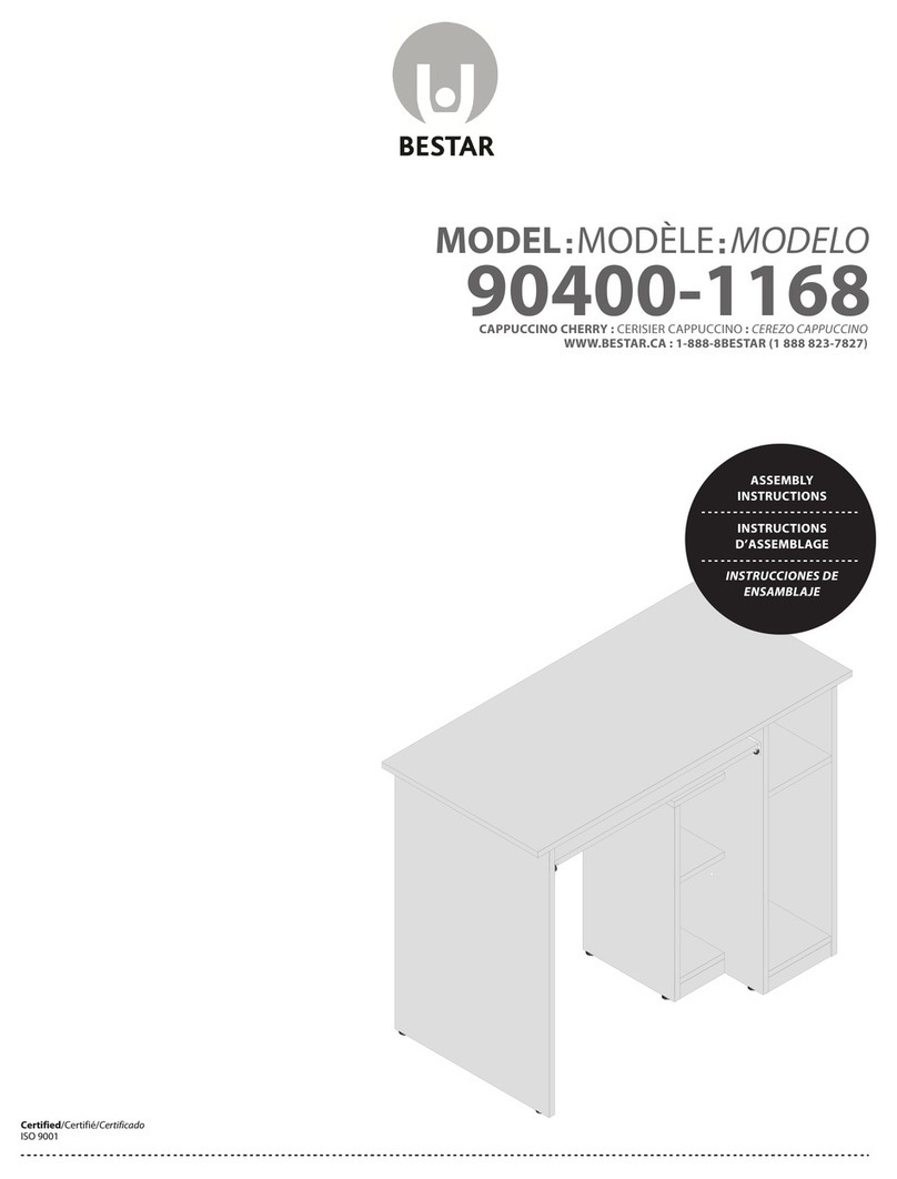 Bestar 90400-1168 Assembly instructions