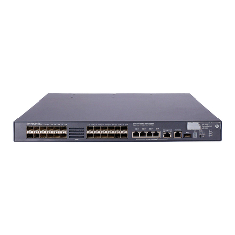 HP 5820X Series User manual HP 5820X Series User manual