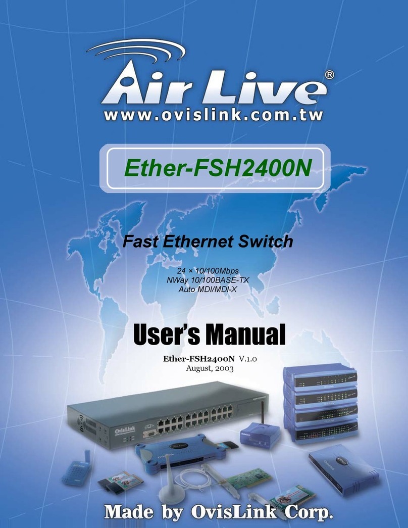 AirLive Ether-FSH2400N user manual