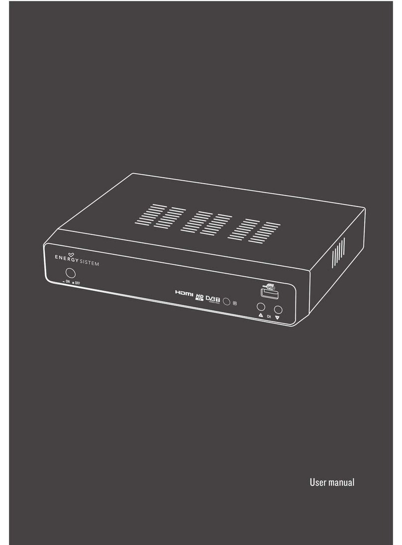 ENERGY SISTEM T5850 HDTV user manual