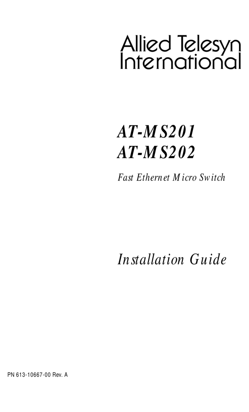 Allied Telesis AT-MS201 User manual Allied Telesis AT-MS201 User manual