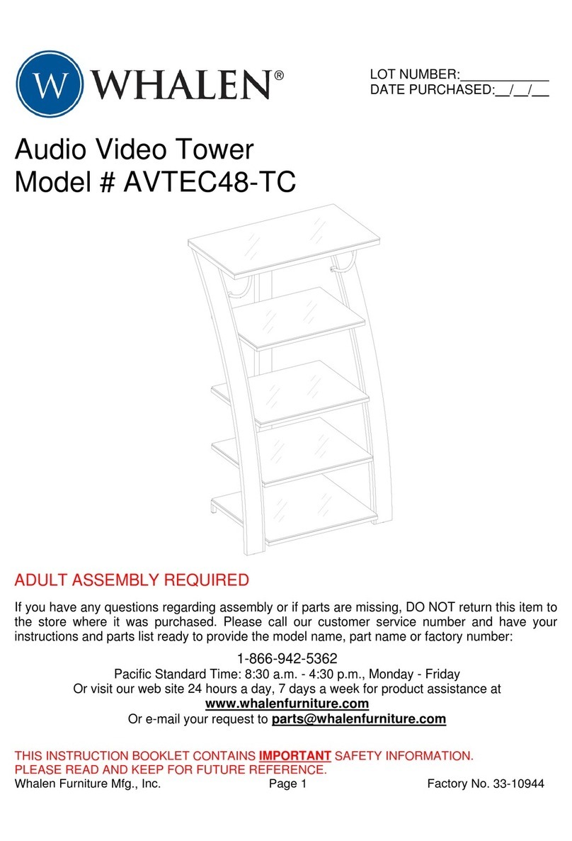 Whalen AVTEC48-TC User manual