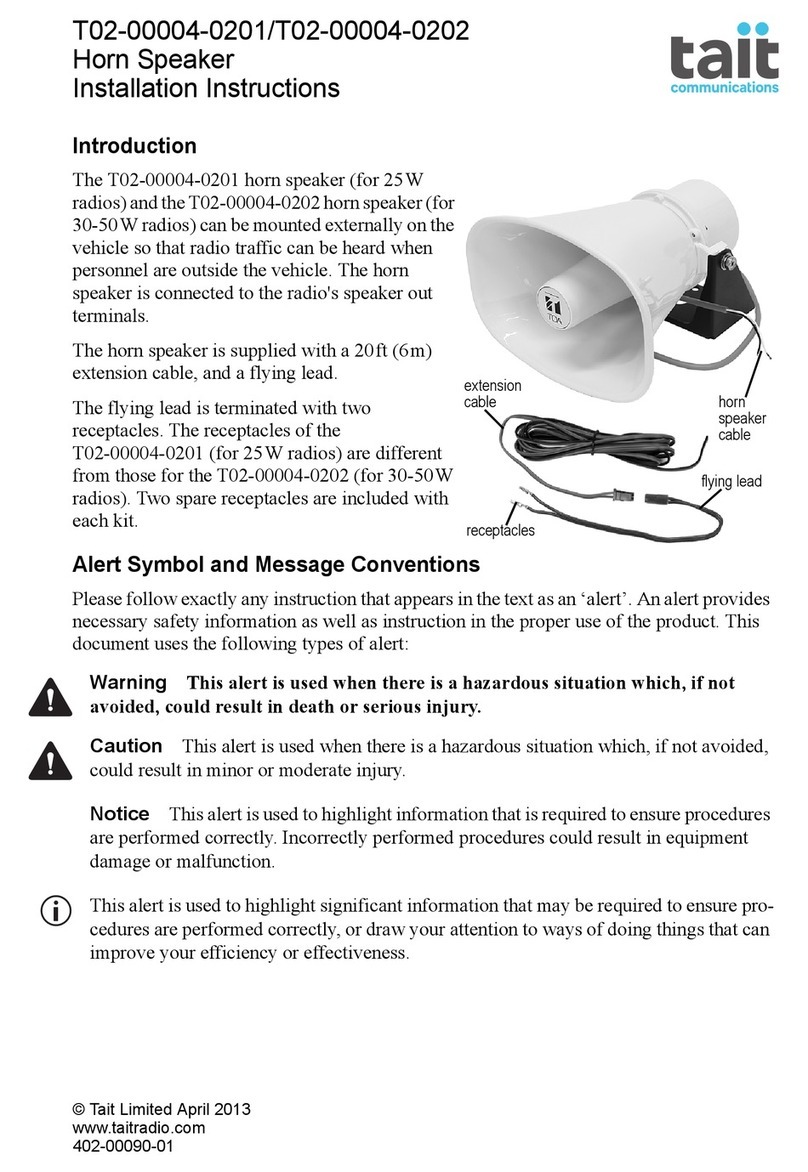 Tait T02-00004-0201 installation instructions