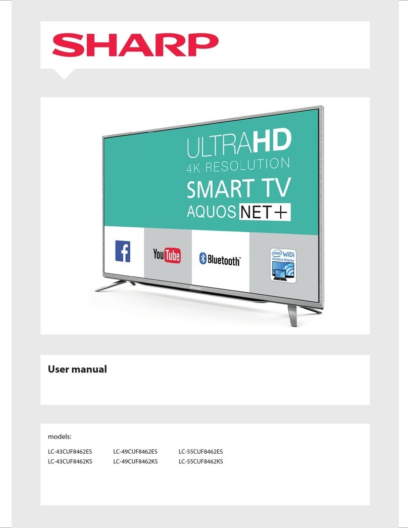 Sharp LC-43CUF8462ES User manual