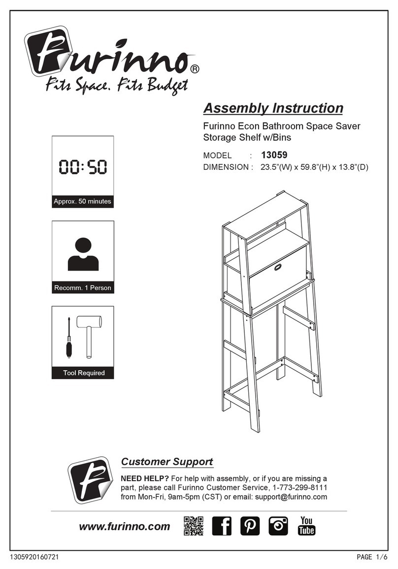 Furinno 13059 Assembly instruction